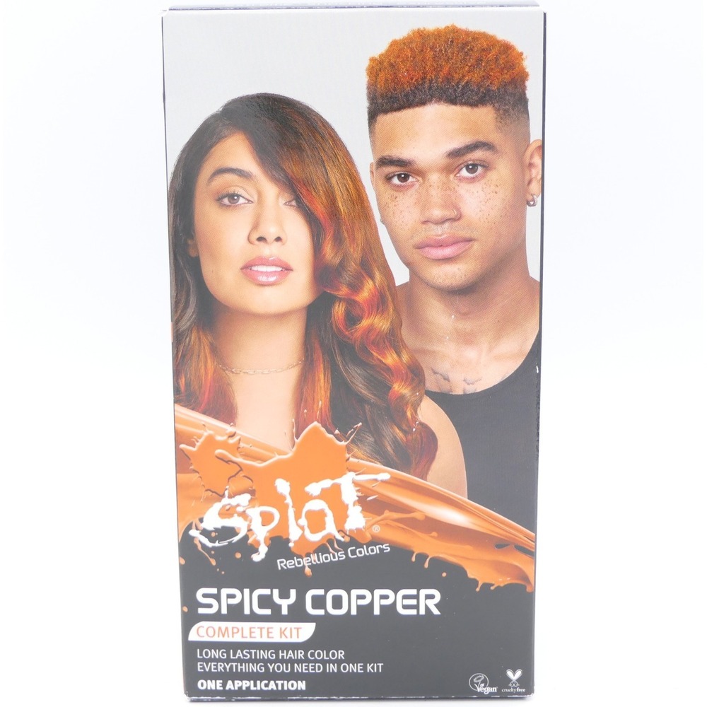 Splat Spicy Copper Long Lasting Vegan Hair Color Complete Kit